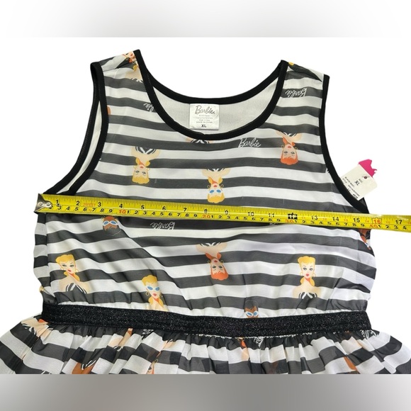 Barbie Black and White Striped Dress - Picture 7 of 7